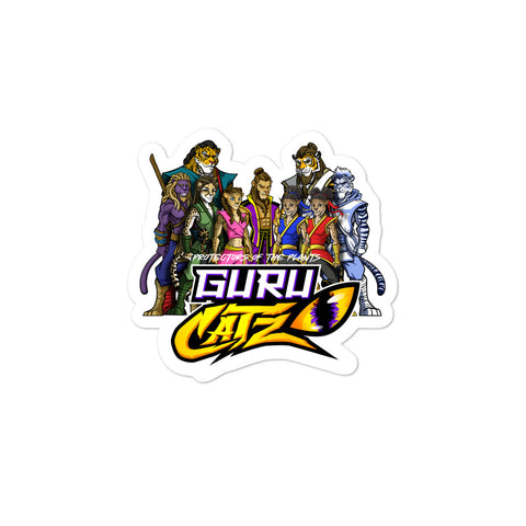 Guru Catz Bubble-free stickers