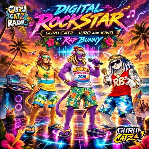 Digital Rockstar Ft Rap Bunny – GuruCatz